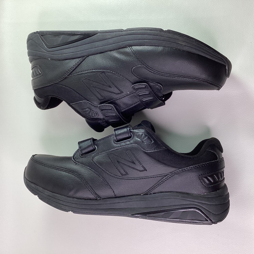 New Balance 928v3 Mens 10 4E Black Leather Walking Shoe MW928HB3 Hook Loop Strap - Picture 6 of 9